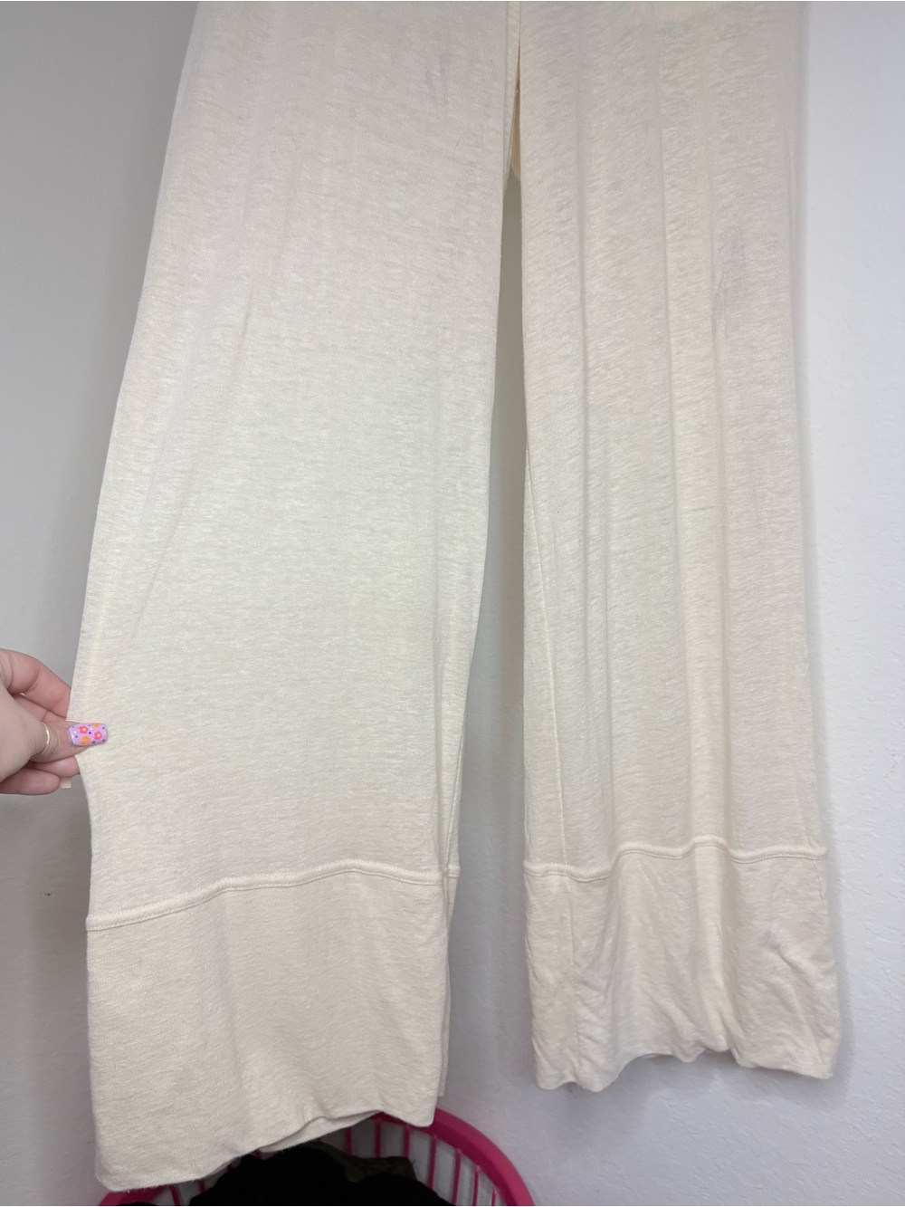 Free People Beach Linen Blend Calluna Jumpsuit Ruffle details tie back size XS - Picture 6 of 15